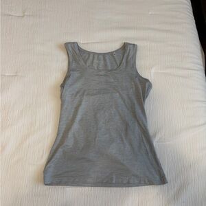 7 Diamonds Light Gray Tank Top